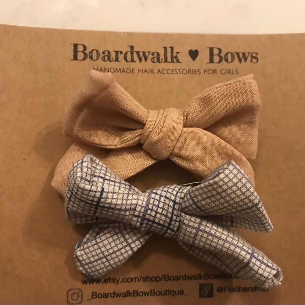 New Set of Girl Hair Bow Clips